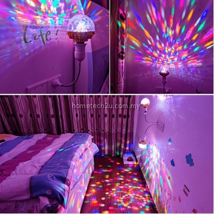 Lampu Disco Light Stage Party LED DJ Ball Indoor Сolored Dance Bulb Lamp Stage Lighting 6W Rotation Stage Laser Light Lampu Disco Light Stage Party LED DJ Ball Indoor Сolored Dance Bulb Lamp Stage Lighting 6W Rotation Stage Laser Light