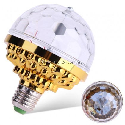 Lampu Disco Light Stage Party LED DJ Ball Indoor Сolored Dance Bulb Lamp Stage Lighting 6W Rotation Stage Laser Light Lampu Disco Light Stage Party LED DJ Ball Indoor Сolored Dance Bulb Lamp Stage Lighting 6W Rotation Stage Laser Light