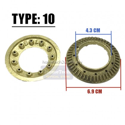 Gas Stove Burner Small Cap Burner Head Tungku Dapur Gas Glass Hob Burner Ring Spare Parts 小火盖 Gas Stove Burner Small Cap Burner Head Tungku Dapur Gas Glass Hob Burner Ring Spare Parts 小火盖