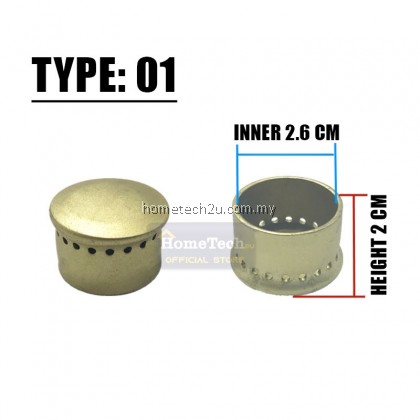 Gas Stove Burner Small Cap Burner Head Tungku Dapur Gas Glass Hob Burner Ring Spare Parts 小火盖 Gas Stove Burner Small Cap Burner Head Tungku Dapur Gas Glass Hob Burner Ring Spare Parts 小火盖