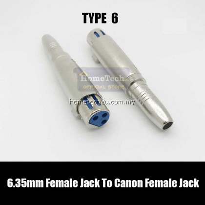 XLR Canon Plug Female Head Microphone Plugs Socket to 6.35mm Male 3.5mm Stereo Jack Plug Canon Audio Converter Adapter XLR Canon Plug Female Head Microphone Plugs Socket to 6.35mm Male 3.5mm Stereo Jack Plug Canon Audio Converter Adapter