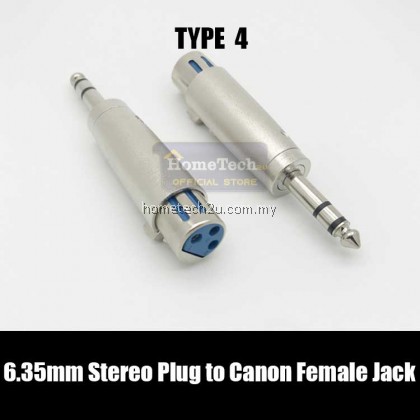 XLR Canon Plug Female Head Microphone Plugs Socket to 6.35mm Male 3.5mm Stereo Jack Plug Canon Audio Converter Adapter XLR Canon Plug Female Head Microphone Plugs Socket to 6.35mm Male 3.5mm Stereo Jack Plug Canon Audio Converter Adapter