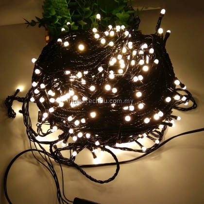 Lampu Lip Lap Raya 10M Led Christmas Fairy String Light Outdoor Black Wire Wedding Party Holiday Christmas Tree Garland Light Lampu Lip Lap Raya 10M Led Christmas Fairy String Light Outdoor Black Wire Wedding Party Holiday Christmas Tree Garland Light