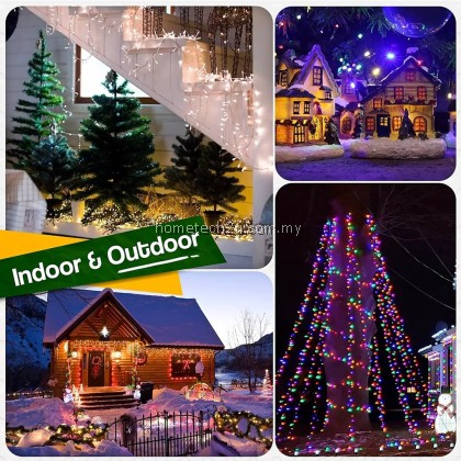 Lampu Raya Lip Lap LipLap 10M 100leds Colourful Hexagon RGB Led String Light Fairy Christmas Decoration Lights Lampu Raya Lip Lap LipLap 10M 100leds Colourful Hexagon RGB Led String Light Fairy Christmas Decoration Lights