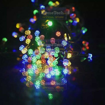Lampu Raya Lip Lap LipLap 10M 100leds Colourful Hexagon RGB Led String Light Fairy Christmas Decoration Lights Lampu Raya Lip Lap LipLap 10M 100leds Colourful Hexagon RGB Led String Light Fairy Christmas Decoration Lights