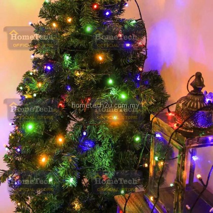 Lampu Raya Lip Lap LipLap 10M 100leds Colourful Hexagon RGB Led String Light Fairy Christmas Decoration Lights Lampu Raya Lip Lap LipLap 10M 100leds Colourful Hexagon RGB Led String Light Fairy Christmas Decoration Lights