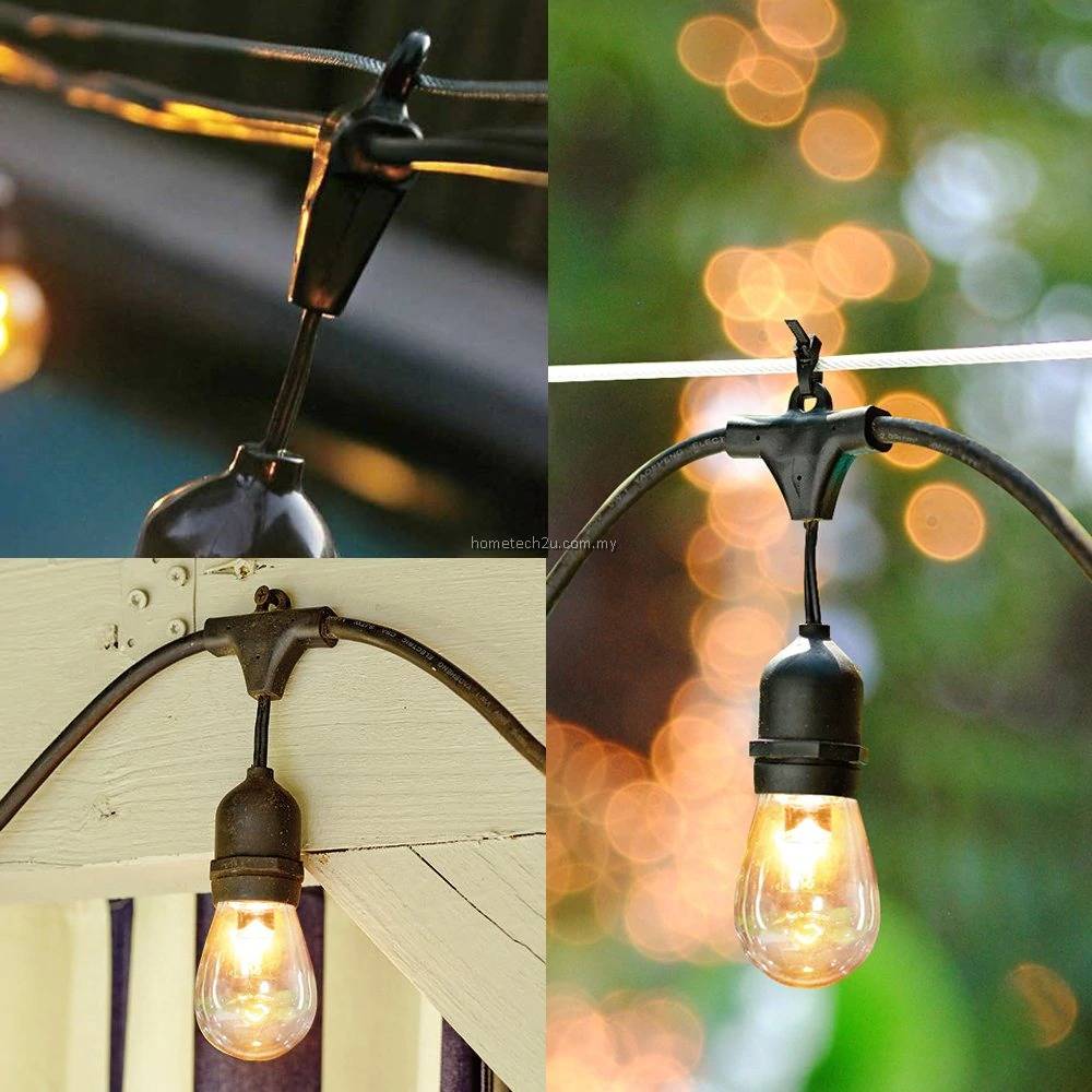 Outdoor Led String LED Outdoor LED String Light 10M Patio Fairy Light String Waterproof ...