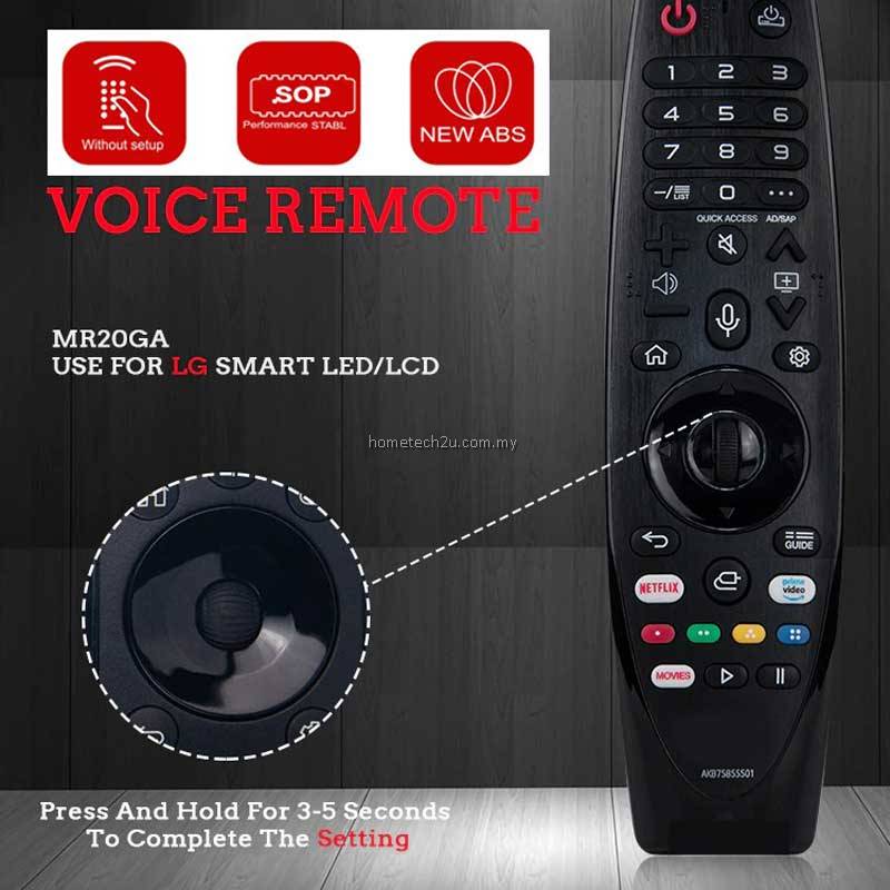 Telecomando Voice Magic AKB75855501 Per LG Smart TV - Ricambio AN-MR20GA, MR19BA, MR18BA, MR650A Con Puntatore