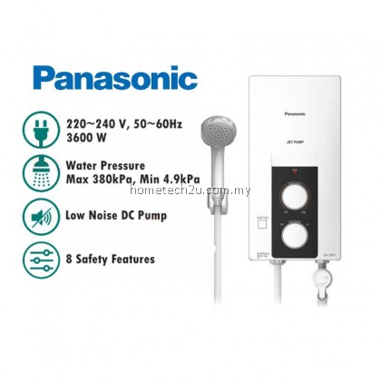 PANASONIC HOME SHOWER DH-3RP1 WATER HEATER JET PUMP 3.6 KW DH-3RP1MK PANASONIC HOME SHOWER DH-3RP1 WATER HEATER JET PUMP 3.6 KW DH-3RP1MK