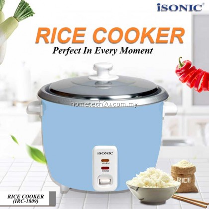 iSONIC Rice Cooker 1L / 1.8L /2.8L IRC-1009 / IRC-1809 / IRC-2805 Stainless Steel Lid (1 year warranty) 电饭锅Periuk Nasi