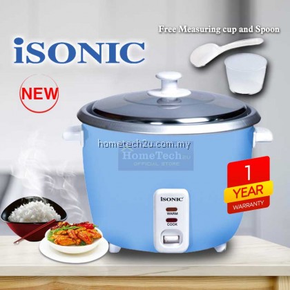 iSONIC Rice Cooker 1L / 1.8L /2.8L IRC-1009 / IRC-1809 / IRC-2805 Stainless Steel Lid (1 year warranty) 电饭锅Periuk Nasi