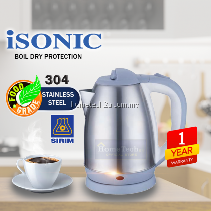 iSONIC STAINLESS STEEL KETTLE IJK-1803 iSONIC STAINLESS STEEL KETTLE IJK-1803