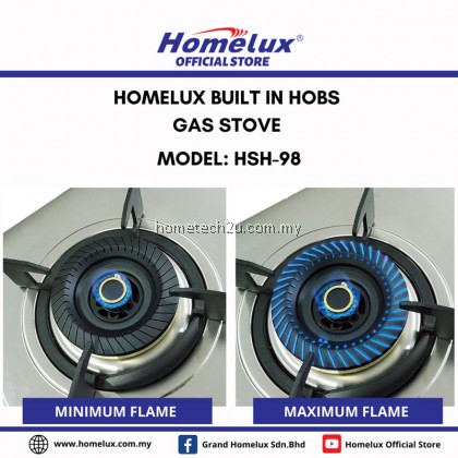 HOMELUX STAINLESS STEEL BUILT-IN GAS STOVE HSH-98