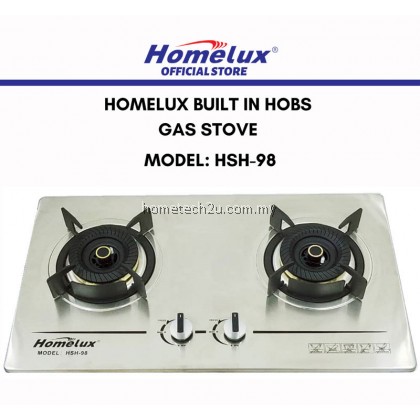 HOMELUX STAINLESS STEEL BUILT-IN GAS STOVE HSH-98