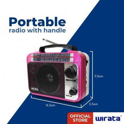 Wirata Portable Radio AUX AM/FM radio MW SW1 SW2 Travel radio with headphone jack Battery-operated(LT-Q1) Wirata Portable Radio AUX AM/FM radio MW SW1 SW2 Travel radio with headphone jack Battery-operated(LT-Q1)