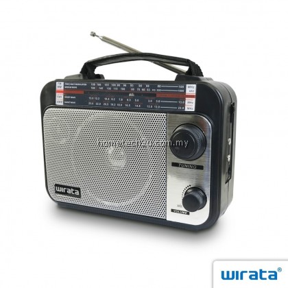 Wirata Portable Radio AUX AM/FM radio MW SW1 SW2 Travel radio with headphone jack Battery-operated(LT-Q1) Wirata Portable Radio AUX AM/FM radio MW SW1 SW2 Travel radio with headphone jack Battery-operated(LT-Q1)