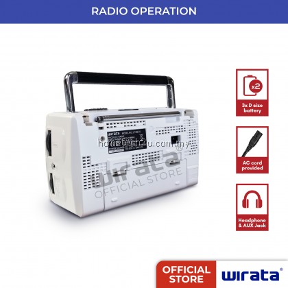 WIRATA Portable FM Radio 4 Band with USB/SD card slot (LT-D6.5U) WIRATA Portable FM Radio 4 Band with USB/SD card slot (LT-D6.5U)