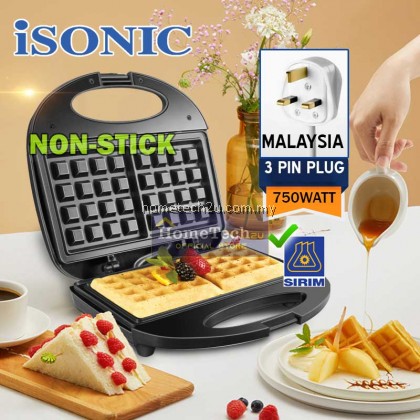 iSONIC WAFFLE WAFEL MAKER MACHINE 750W NON-STICK BREAKFAST EGG PANCAKE PEMBUAT WAFER ISM-258 华夫饼机 iSONIC WAFFLE WAFEL MAKER MACHINE 750W NON-STICK BREAKFAST EGG PANCAKE PEMBUAT WAFER ISM-258 华夫饼机
