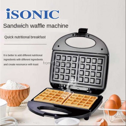 iSONIC WAFFLE WAFEL MAKER MACHINE 750W NON-STICK BREAKFAST EGG PANCAKE PEMBUAT WAFER ISM-258 华夫饼机 iSONIC WAFFLE WAFEL MAKER MACHINE 750W NON-STICK BREAKFAST EGG PANCAKE PEMBUAT WAFER ISM-258 华夫饼机