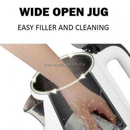 Milux 1.8L Jug Kettle Double Wall Stainless Steel Lid and Inner Pot MJK-180