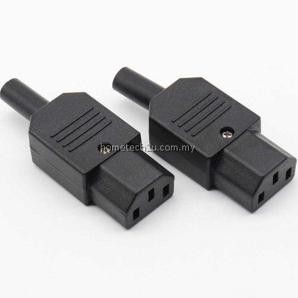 Power Cord AC Plug IEC 320 C13 C14 Female Plug Rewirable Power Connector 3pin AC Socket 10A /250V Power Cord AC Plug IEC 320 C13 C14 Female Plug Rewirable Power Connector 3pin AC Socket 10A /250V