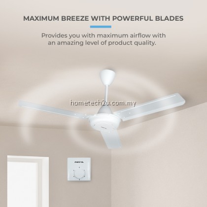 MISTRAL 48" CEILING FAN (REGULATOR TYPE) - WHITE | MCF48TK2 MISTRAL 48" CEILING FAN (REGULATOR TYPE) - WHITE | MCF48TK2