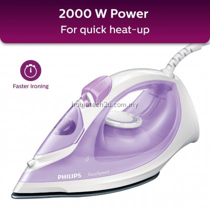 PHILIPS STEAM IRON (1000W) NON-STICK SOLEPLATE PHILIPS STEAM IRON (1000W) NON-STICK SOLEPLATE