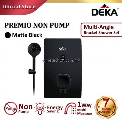 DEKA PREMIO Non-Pump Instant Electric Heat Hot Water Heater without Pump Black / White (Sirim Approved) DEKA PREMIO Non-Pump Instant Electric Heat Hot Water Heater without Pump Black / White (Sirim Approved)