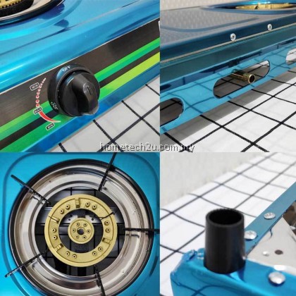 Panascope Double Burner Gas Stove 120mm Burner Dapur Masak Panascope Double Burner Gas Stove 120mm Burner Dapur Masak
