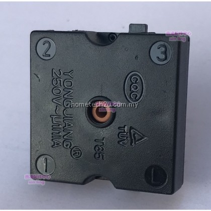 Fan Switch for Electric Fans- GZS-6 Rotary Switch for E218247 Fan Speed Adjustment 2.5A/5A 125V/250V For Khind SF141 161 Fan Switch for Electric Fans- GZS-6 Rotary Switch for E218247 Fan Speed Adjustment 2.5A/5A 125V/250V For Khind SF141 161