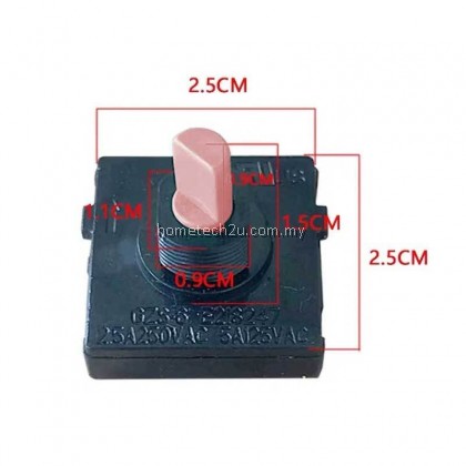Fan Switch for Electric Fans- GZS-6 Rotary Switch for E218247 Fan Speed Adjustment 2.5A/5A 125V/250V For Khind SF141 161 Fan Switch for Electric Fans- GZS-6 Rotary Switch for E218247 Fan Speed Adjustment 2.5A/5A 125V/250V For Khind SF141 161