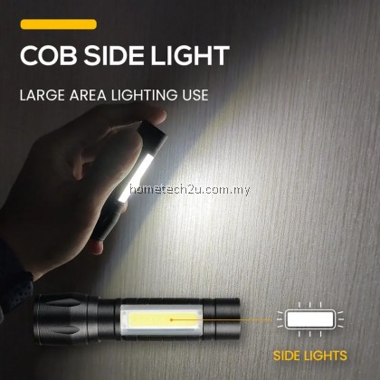 Mini Torch LED Rechargeable Flashlight Portable USB Charging Flashlight High Power Bank Camping Waterproof Long Range Mini Torch LED Rechargeable Flashlight Portable USB Charging Flashlight High Power Bank Camping Waterproof Long Range