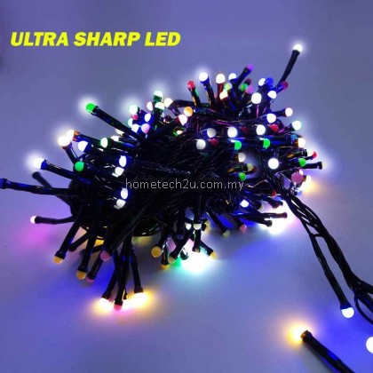 [2024] Lampu Raya Lilap Lip Lap Kelip Warna Wani Ultra Sharp Bright LED String Fairy Light Outdoor Indoor Decoration
