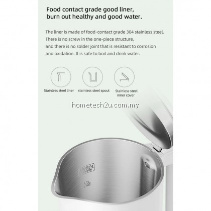 iSONIC Stainless Steel Electric Kettle 1.7L Cool Touch Double Wall Dry Protection IJK-C2018