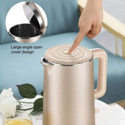 iSONIC Stainless Steel Electric Kettle 1.7L Cool Touch Double Wall Dry Protection IJK-C2018