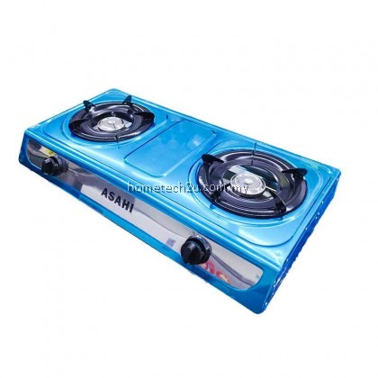 ASAHI STAINLESS STEEL DOUBLE BURNER DAPUR GAS MURAH STOVE COOKER DUA TUNGKU  煤气炉