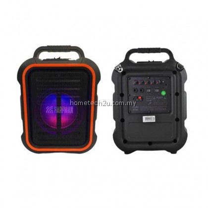 HARPMAN Portable Speaker 6.5 inch wireless 15W Speaker Box PA System With Handheld Wireless Mic Bluetooth USB HARPMAN Portable Speaker 6.5 inch wireless 15W Speaker Box PA System With Handheld Wireless Mic Bluetooth USB