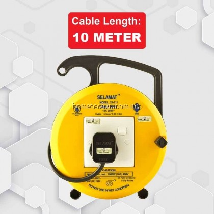 SELAMAT Heavy Duty Extension Roller Cable Reel Plug Wire Heavy Duty Extension Bulat Extantion Cord SELAMAT Heavy Duty Extension Roller Cable Reel Plug Wire Heavy Duty Extension Bulat Extantion Cord