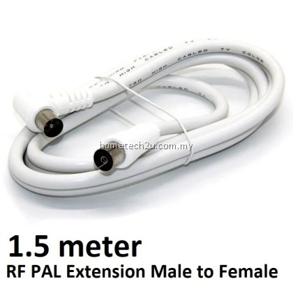 1.5 meter RF Male to Male Female Coaxial Cable Wall Aerial Socket to TV Anttena Cable Connector 1.5 meter RF Male to Male Female Coaxial Cable Wall Aerial Socket to TV Anttena Cable Connector