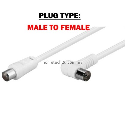 1.5 meter RF Male to Male Female Coaxial Cable Wall Aerial Socket to TV Anttena Cable Connector 1.5 meter RF Male to Male Female Coaxial Cable Wall Aerial Socket to TV Anttena Cable Connector