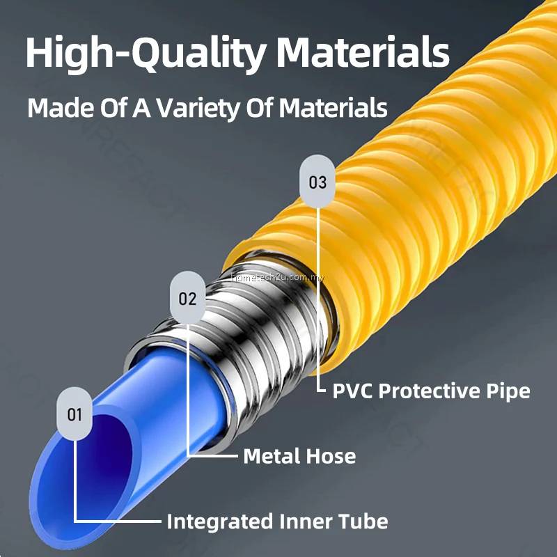 Golden Fuji LGP Gas Hose Corrugated Metal Pipe anti Mouse mice Gas ...