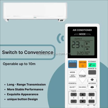 Panasonic Inverter Air Cond Air Conditioner Replacement Remote Control K-PN1851 Panasonic Inverter Air Cond Air Conditioner Replacement Remote Control K-PN1851