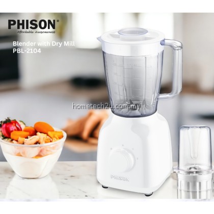 Phison 350W 1.25L Blender With Dry Mill PBL-2104 HR-2100, HR-2102, HR-2103, HR-2104, HR-2105, HR-2106, HR-2108, HR2112 Phison 350W 1.25L Blender With Dry Mill PBL-2104 HR-2100, HR-2102, HR-2103, HR-2104, HR-2105, HR-2106, HR-2108, HR2112