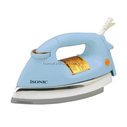 Isonic Electric Dry Iron - Sky Blue IDI-HV20 (2.0KG HEAVY WEIGHT) Vintage Design Similar to NI-25AWT Isonic Electric Dry Iron - Sky Blue IDI-HV20 (2.0KG HEAVY WEIGHT) Vintage Design Similar to NI-25AWT