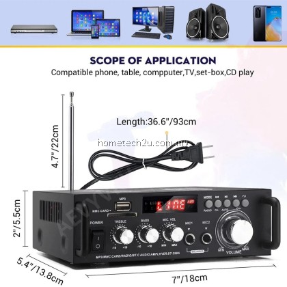 600W Power Amplifier Bluetooth speaker Insert card U disk FM radio TV computer AMPLIFIER sound system 600W Power Amplifier Bluetooth speaker Insert card U disk FM radio TV computer AMPLIFIER sound system