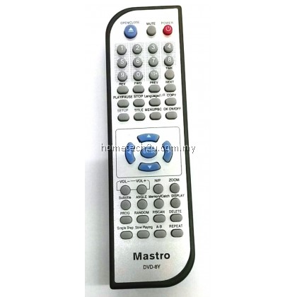 Homax DVD Player Remote Control DVD-8Y Homax DVD Player Remote Control DVD-8Y