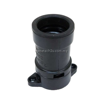 E27 Wedge Lamp Holder / Socket Light Bulb Holder [Weatherproof] | Waterproof & Fireproof | Outdoor Use (Black)