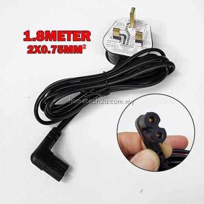 Malaysia 3 Pin Ac Cord Power Cord Cable 1.8m Figure 8 C7 L Angle For Samsung Tv, printers, cameras,ps4,ps3 Malaysia 3 Pin Ac Cord Power Cord Cable 1.8m Figure 8 C7 L Angle For Samsung Tv, printers, cameras,ps4,ps3