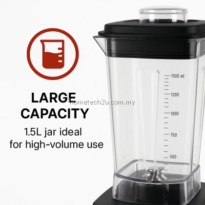 CRANDDI Commercial Heavy Duty Blender 9133 | 1200W 1.5L | 32,000RPM | Speed Control + Pulse | Stainless Steel Blade CRANDDI Commercial Heavy Duty Blender 9133 | 1200W 1.5L | 32,000RPM | Speed Control + Pulse | Stainless Steel Blade