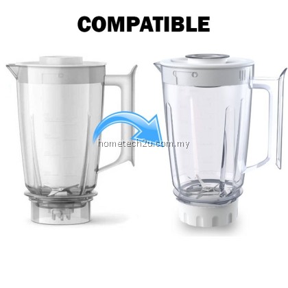 Blender Accessories Philips Jug Compatible Model HR2041/10 HR2041/50 Multi Brand PBL-2041-JUG Balang Jar untuk Pengisar Blender Accessories Philips Jug Compatible Model HR2041/10 HR2041/50 Multi Brand PBL-2041-JUG Balang Jar untuk Pengisar